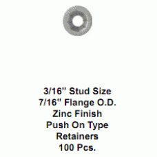 PUSH ON TYPE RETAINERS