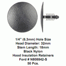 HOOD INSULTATION RETAINERS