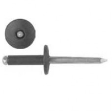  3/16" (4.80MM) RIVET DIAMETER , GRILLE FASCIA POP RIVETS BLACK
