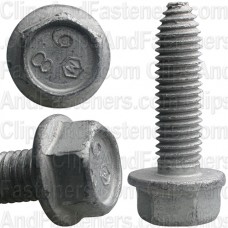 8-1.25 X 30mm Hex Washer Hd Flange Screw - Zinc Org