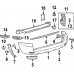 TOYOTA 521540R010 BUMPER COVER SUPPORT 