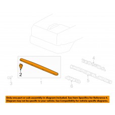HONDA 06-14 Ridgeline Tail Gate-Upper Molding Clip 91513SJCA01