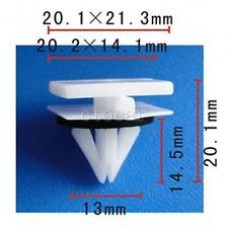 FORD OEM 2015 Edge Exterior-Rocker Molding Screw W716352-S300