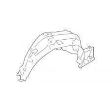 QTR PANEL SHIELD, REAR LEFT   59122SG070   59122SG010