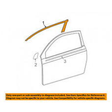 Scion TOYOTA OEM 11-15 TC Exterior-black out Tape Left 7592821010