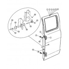 DO0O DOOR, DUAL CARGO SHELL AND HINGES