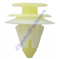 Yellow and white nylon  door panel retainer