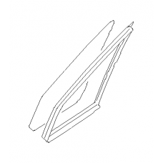 GLASS-FRONT DOOR,PARTITION,LEFT  61012SG311 61012SG310