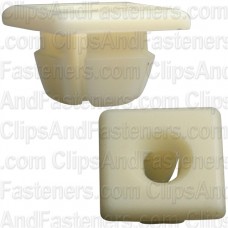 50 1/4 (#14) License Plate Nuts Nylon - GM